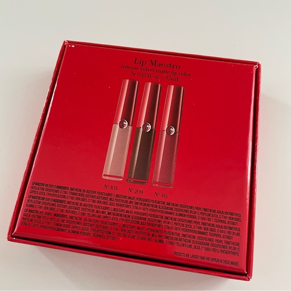 Armani Beauty Mini Lip Maestro Trio Set - Picture 6 of 7